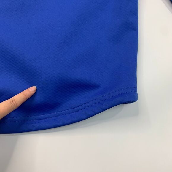 Slazenger Golf Sweatshirt Mens S Small Blue Quarter Zip Performance Pullover - Picture 9 of 13